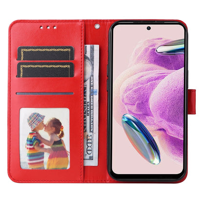 Xiaomi Redmi Note 12S 4G Sunflower Embossed Leather Wallet Phone Case with Kickstand and Card Holder