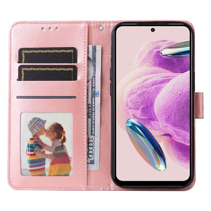Xiaomi Redmi Note 12S 4G Sunflower Embossed Leather Wallet Phone Case with Kickstand and Card Holder
