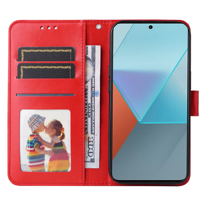 Xiaomi Redmi Note13 Pro 5G Global Sunflower Embossed Leather Wallet Phone Case with Kickstand and Card Holder