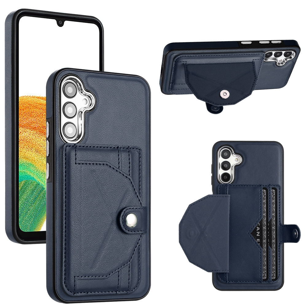 Samsung Galaxy A34 5G Leather Case - Shockproof with Card Holder, Durable Design