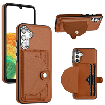 Samsung Galaxy A34 5G Leather Case - Shockproof with Card Holder, Durable Design