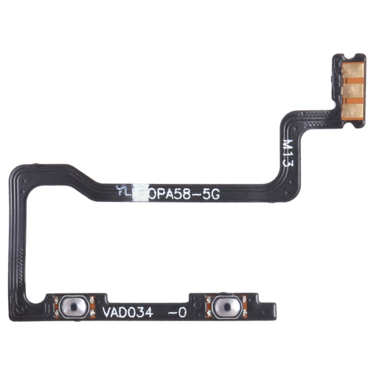 OPPO A78 OEM Volume Button Flex Cable Replacement - Power Button Repair Part, Professional Installation Recommended