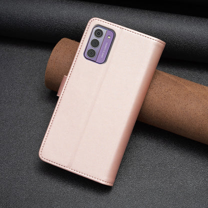 Nokia G310 Leather Flip Phone Case with Zipper Wallet and 9 Card Slots, Durable PU + TPU Material