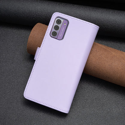 Nokia G310 Leather Flip Phone Case with Zipper Wallet and 9 Card Slots, Durable PU + TPU Material