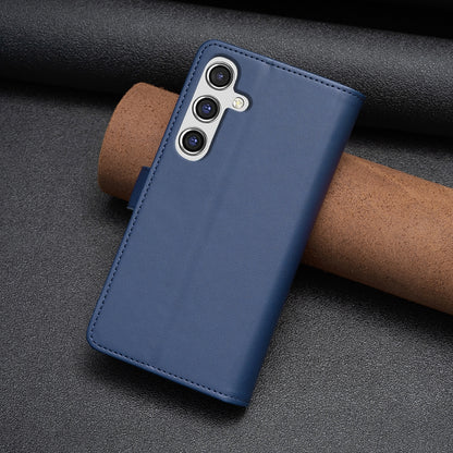 Samsung Galaxy A15 Leather Flip Phone Case with Zipper Wallet and 9 Card Slots, Durable PU + TPU Material