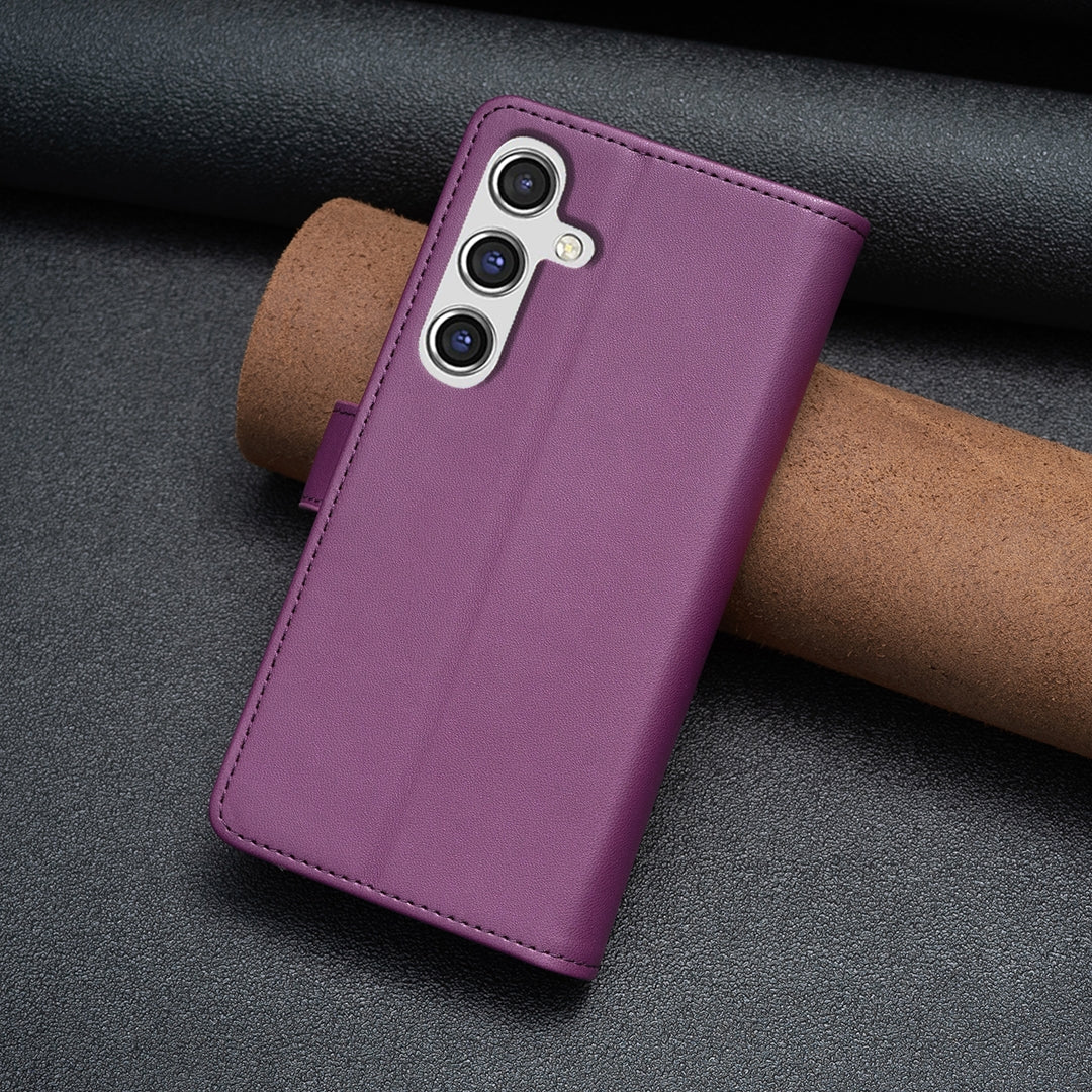 Samsung Galaxy A15 Leather Flip Phone Case with Zipper Wallet and 9 Card Slots, Durable PU + TPU Material