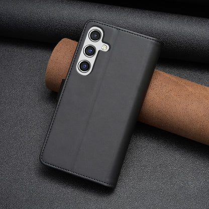 Samsung Galaxy A15 Leather Flip Phone Case with Zipper Wallet and 9 Card Slots, Durable PU + TPU Material