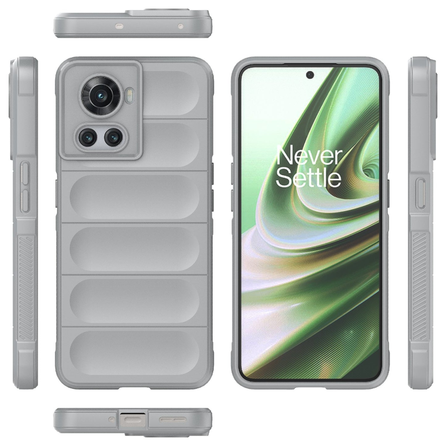 OnePlus 10R 5G Global Magic Shield TPU + Flannel Phone Case - Stylish, Durable, and Lightweight Protection