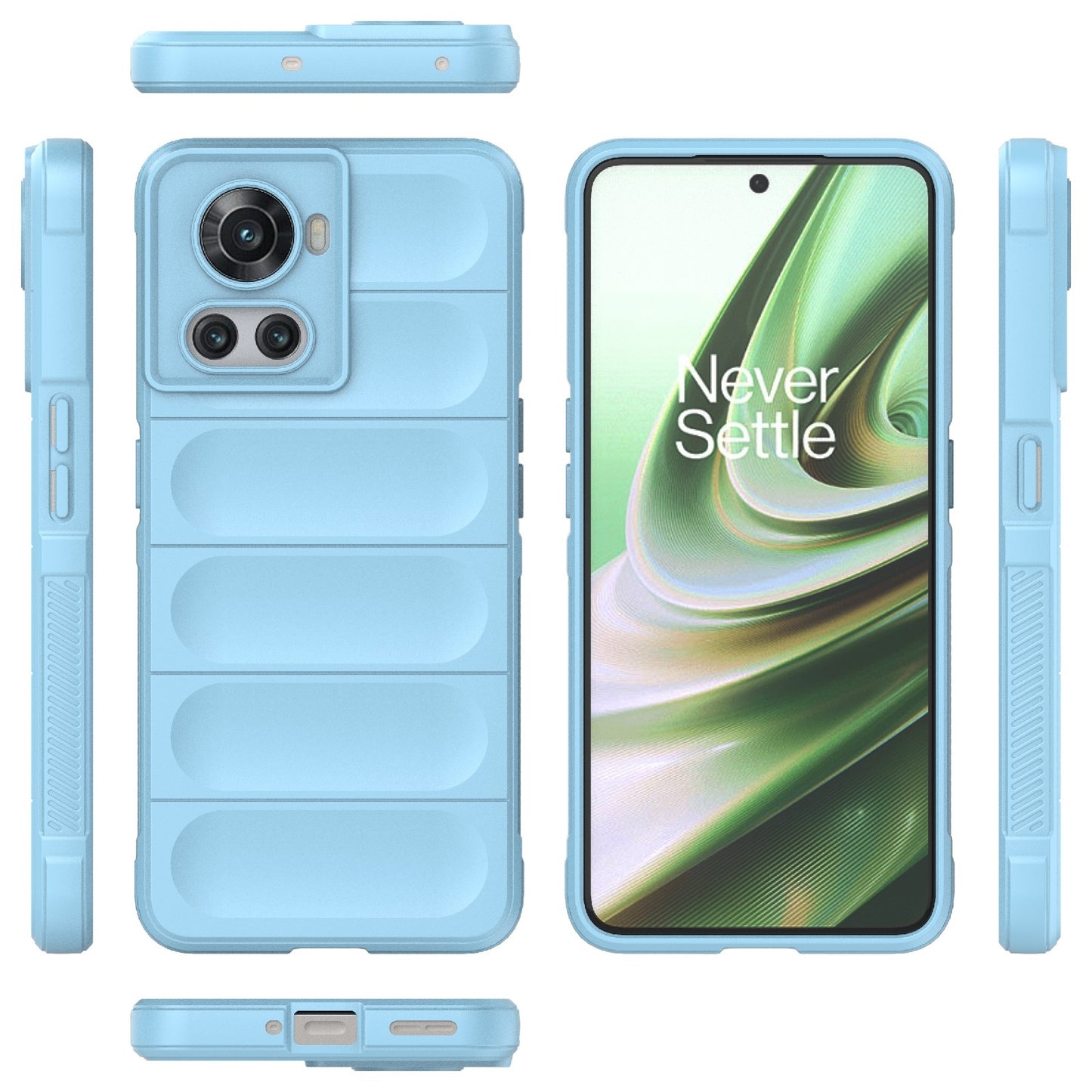 OnePlus 10R 5G Global Magic Shield TPU + Flannel Phone Case - Stylish, Durable, and Lightweight Protection