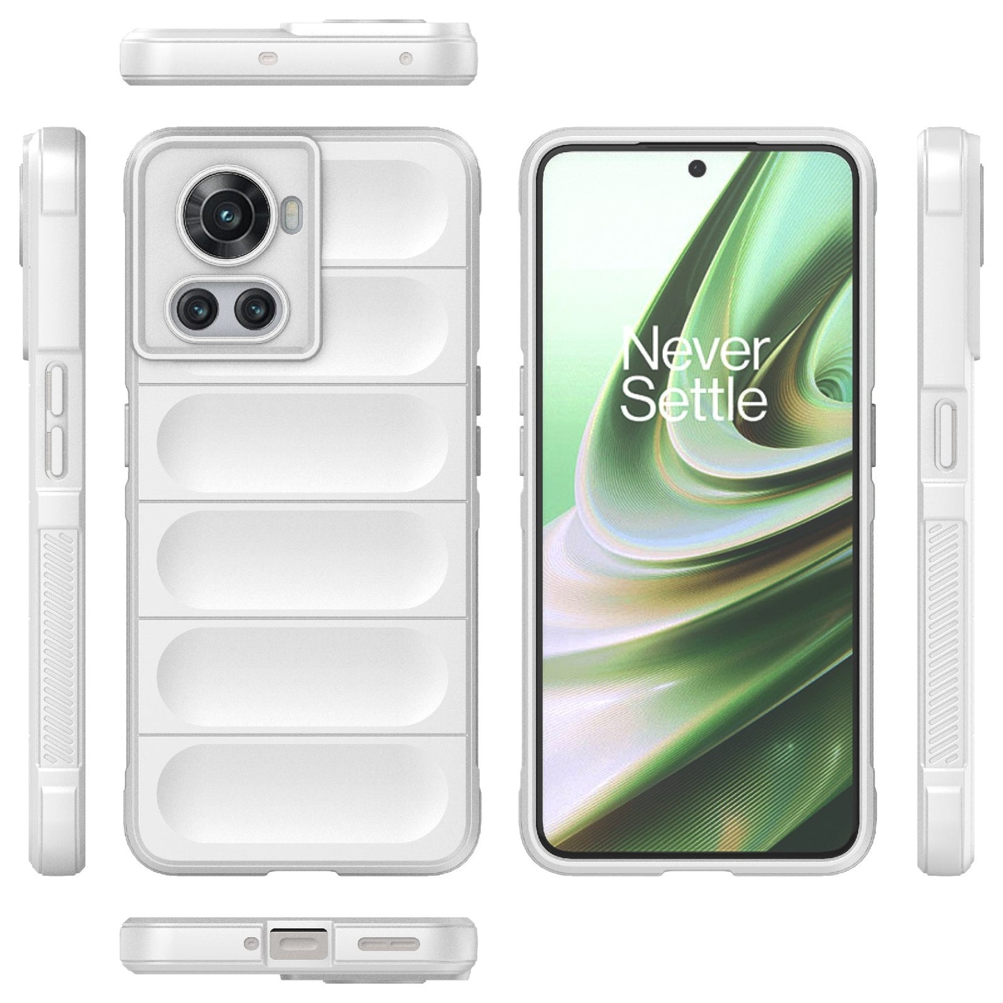 OnePlus 10R 5G Global Magic Shield TPU + Flannel Phone Case - Stylish, Durable, and Lightweight Protection