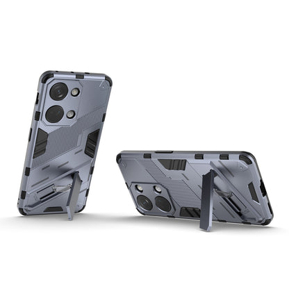 OnePlus Ace 2V Punk Shockproof Phone Case - Punk Armor 2-in-1 PC + TPU with Invisible Holder