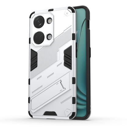 OnePlus Ace 2V Punk Shockproof Phone Case - Punk Armor 2-in-1 PC + TPU with Invisible Holder