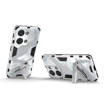 OnePlus Ace 2V Punk Shockproof Phone Case - Punk Armor 2-in-1 PC + TPU with Invisible Holder