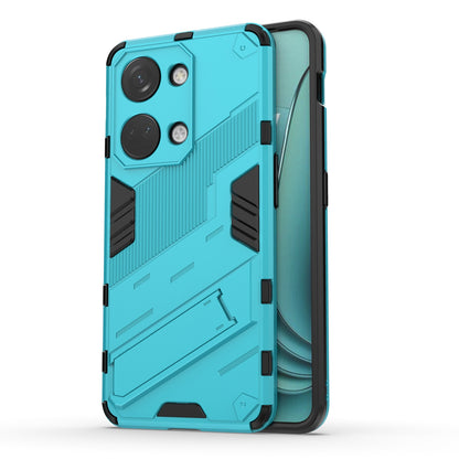 OnePlus Ace 2V Punk Shockproof Phone Case - Punk Armor 2-in-1 PC + TPU with Invisible Holder
