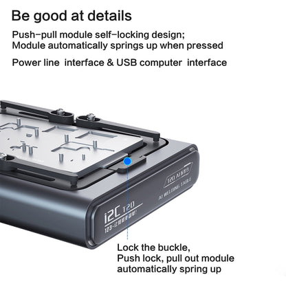 i2C T20 Heating Platform Module for iPhone 14 Series - Intelligent Temperature Control, Self-Locking Design