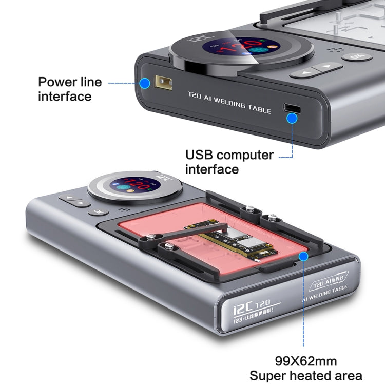 i2C T20 Heating Platform Module for iPhone 14 Series - Intelligent Temperature Control, Self-Locking Design