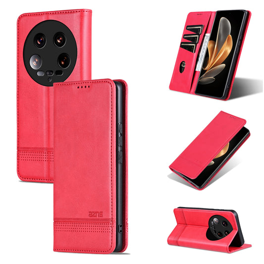 Xiaomi 14 Ultra Leather Wallet Case with Card Holder & Magnetic Closure