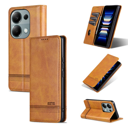 Xiaomi Redmi Note 13 Pro 4G Leather Wallet Case with Card Holder & Magnetic Closure