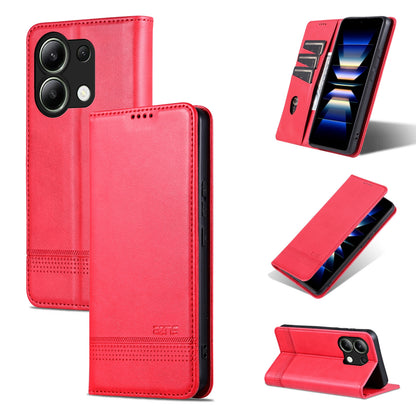 Xiaomi Redmi Note 13 4G Leather Wallet Case with Card Holder & Magnetic Closure