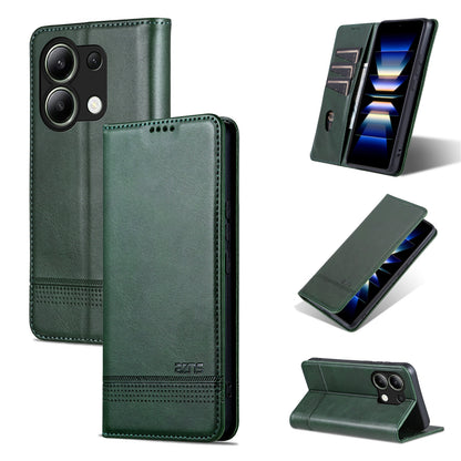 Xiaomi Redmi Note 13 4G Leather Wallet Case with Card Holder & Magnetic Closure