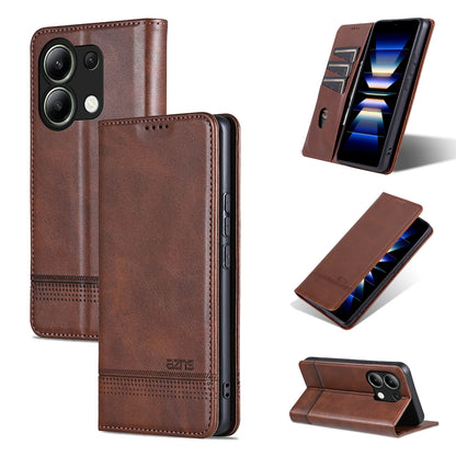 Xiaomi Redmi Note 13 4G Leather Wallet Case with Card Holder & Magnetic Closure