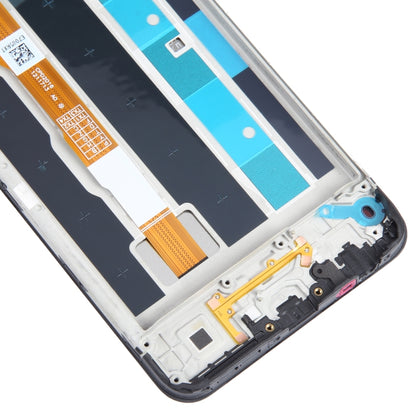 OEM LCD Screen Digitizer Full Assembly with Frame for Vivo Y15c/Y15s - Complete Replacement Part