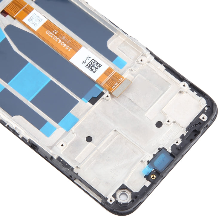 Realme Q3t OEM LCD Screen Digitizer Assembly with Frame - Complete Replacement for Broken Display