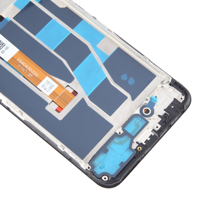 Realme Q3t OEM LCD Screen Digitizer Assembly with Frame - Complete Replacement for Broken Display