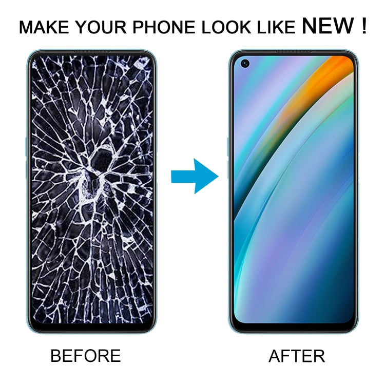 Realme Q3t OEM LCD Screen Digitizer Assembly with Frame - Complete Replacement for Broken Display
