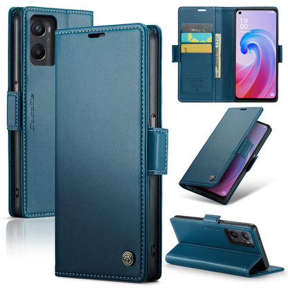 Realme 9i 4G Leather Case - RFID Anti-theft, Litchi Texture, Wallet & Stand Feature