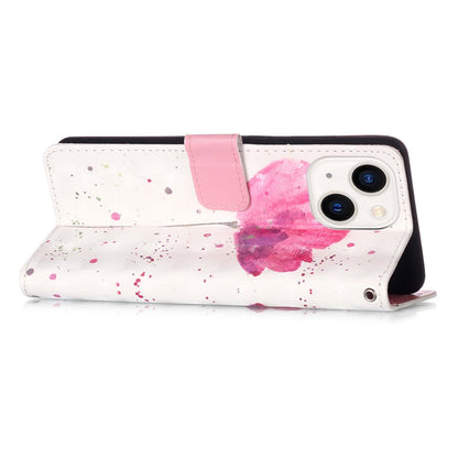 iPhone 15 Plus Leather Flip Phone Case with 3D Painted Design, Card Holder, Wallet & Stand Function - Durable Protection & Easy Access