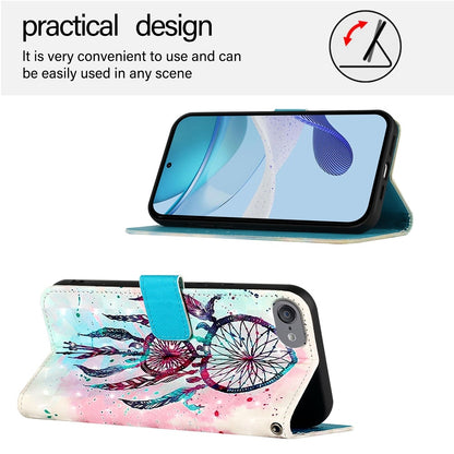 iPod Touch 5/6/7 Leather Flip Phone Case with 3D Painted Design, Card Holder, Wallet & Stand Function - Durable Protection & Easy Access