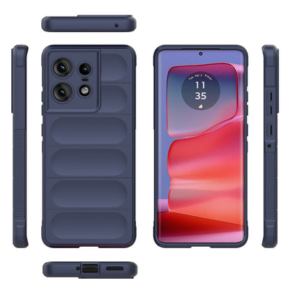 Motorola Edge 50 Pro 5G Global Magic Shield TPU + Flannel Phone Case - Stylish, Durable, and Lightweight Protection