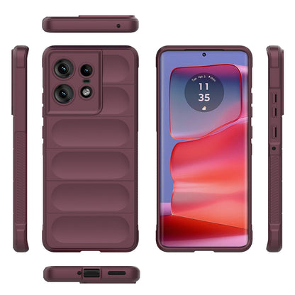 Motorola Edge 50 Pro 5G Global Magic Shield TPU + Flannel Phone Case - Stylish, Durable, and Lightweight Protection