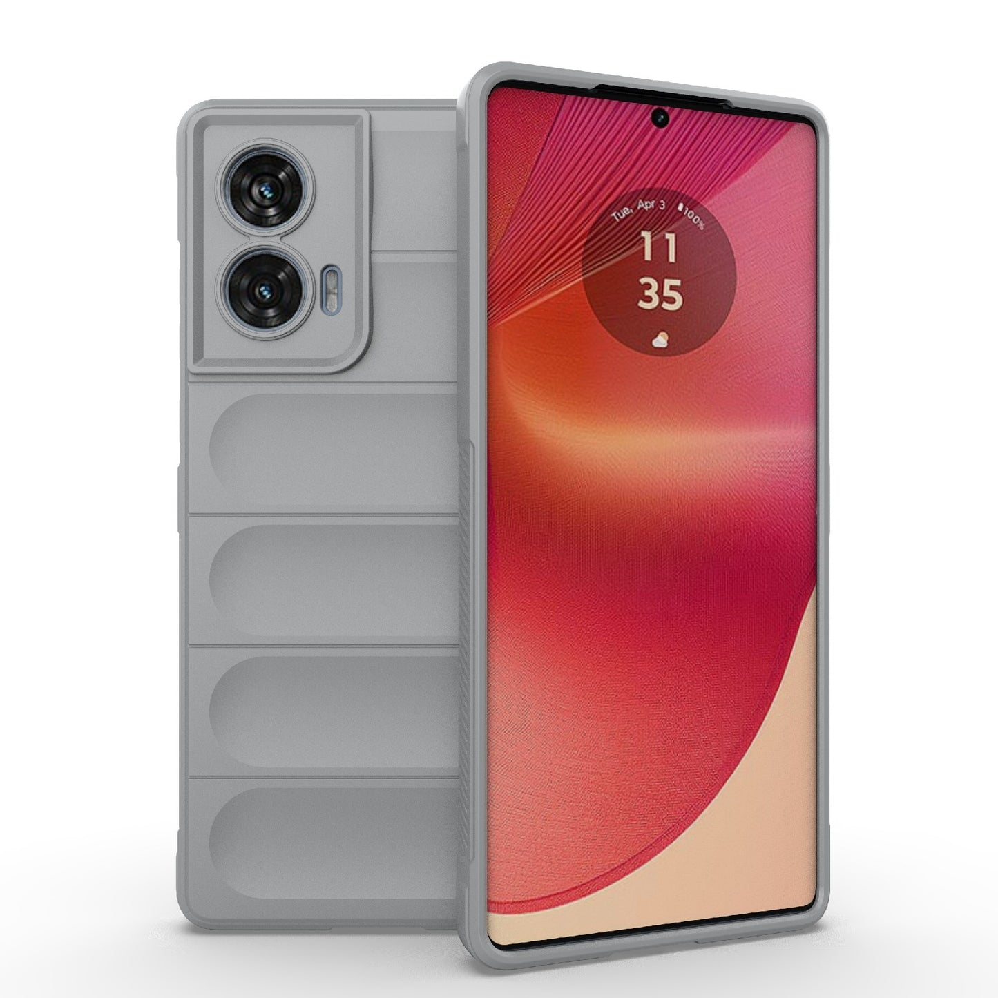 Motorola Edge 50 Fusion 5G Global Magic Shield TPU + Flannel Phone Case - Stylish, Durable, and Lightweight Protection