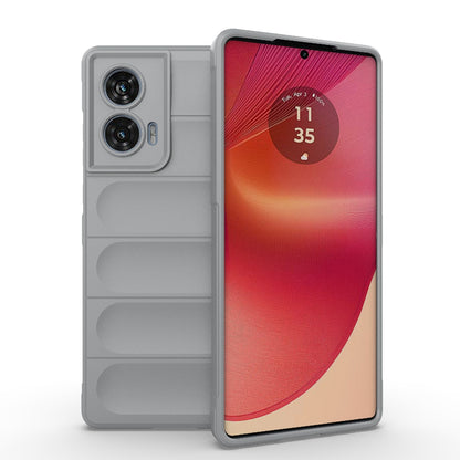 Motorola Edge 50 Fusion 5G Global Magic Shield TPU + Flannel Phone Case - Stylish, Durable, and Lightweight Protection