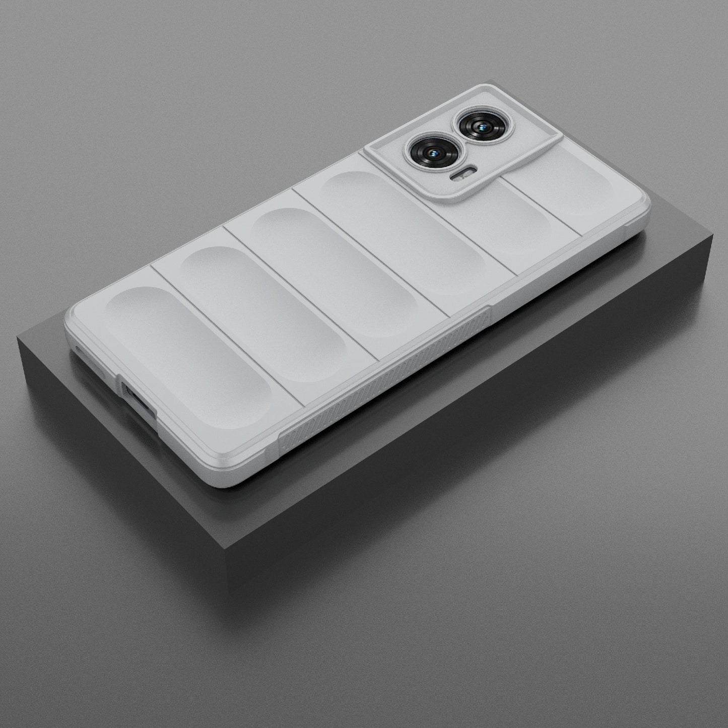 Motorola Edge 50 Fusion 5G Global Magic Shield TPU + Flannel Phone Case - Stylish, Durable, and Lightweight Protection