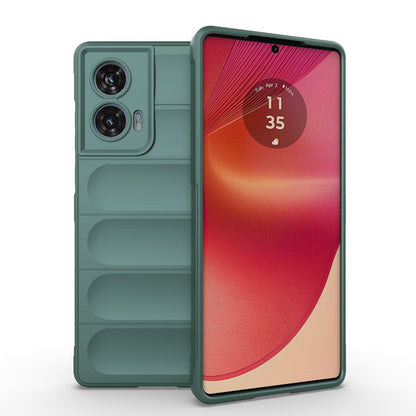 Motorola Edge 50 Fusion 5G Global Magic Shield TPU + Flannel Phone Case - Stylish, Durable, and Lightweight Protection