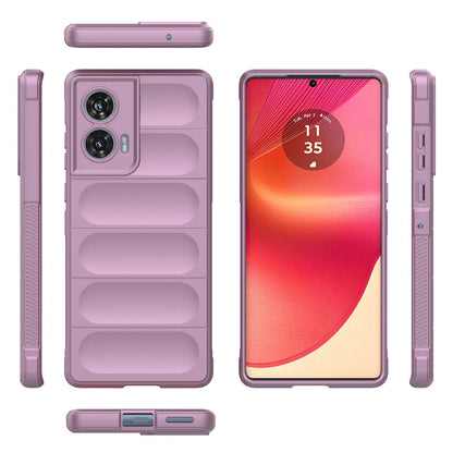 Motorola Edge 50 Fusion 5G Global Magic Shield TPU + Flannel Phone Case - Stylish, Durable, and Lightweight Protection