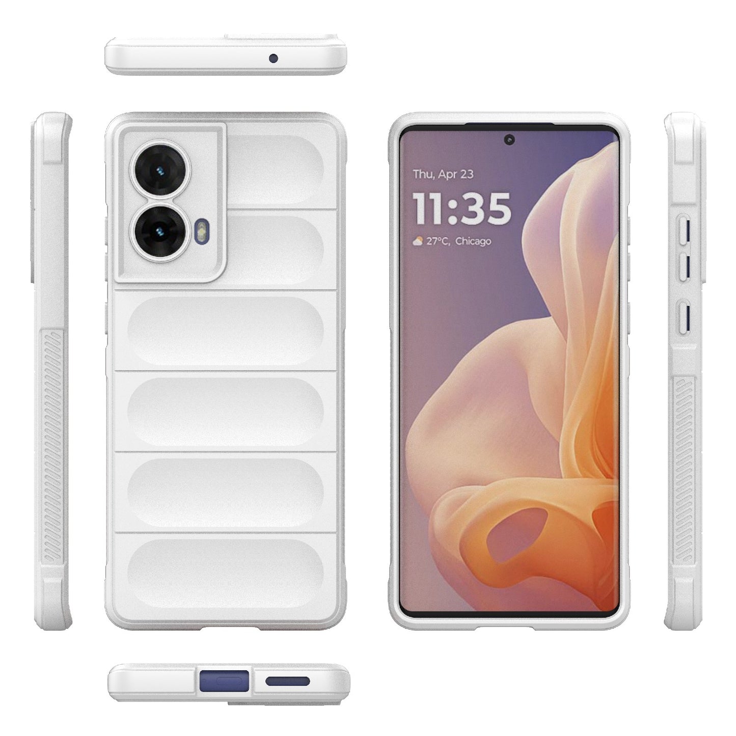 Motorola Moto G85 5G Global Magic Shield TPU + Flannel Phone Case - Stylish, Durable, and Lightweight Protection