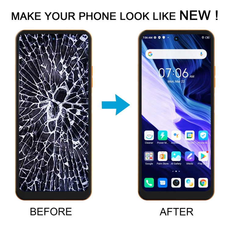 HOTWAV Note 12 LCD Screen with Digitizer Full Assembly Replacement - Test Before Installation
