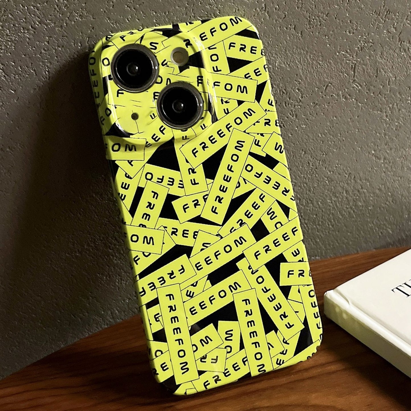 iPhone 14 Plus Painted Pattern PC Phone Case with Precise Hole Design