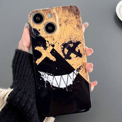 iPhone 14 Painted Pattern PC Phone Case with Precise Hole Design