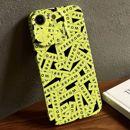 iPhone 7 Painted Pattern PC Phone Case with Precise Hole Design