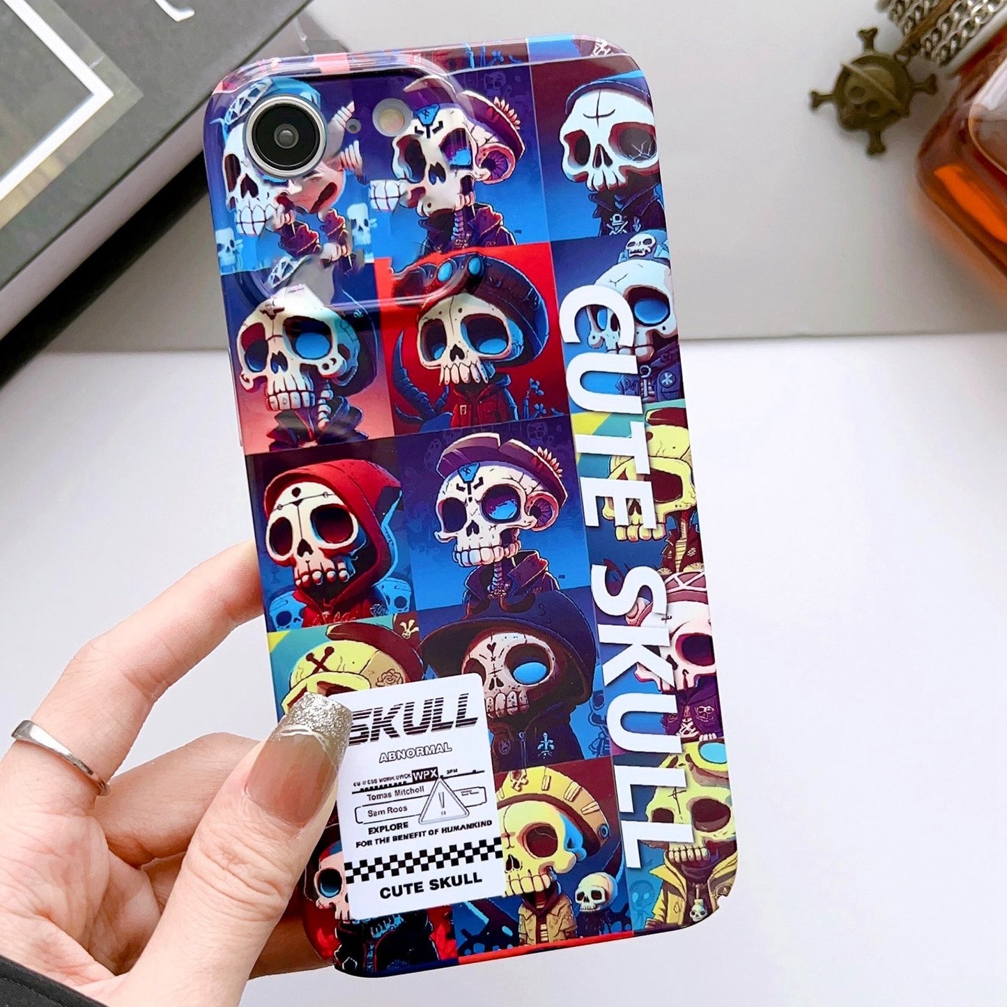 iPhone 7 Painted Pattern PC Phone Case with Precise Hole Design