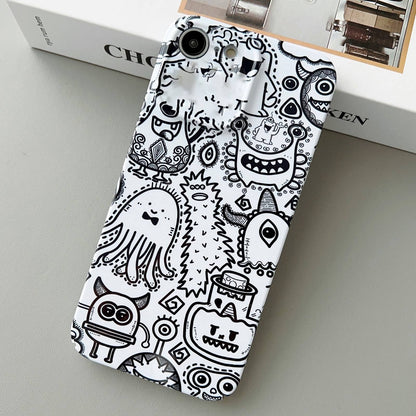 iPhone 7 Painted Pattern PC Phone Case with Precise Hole Design