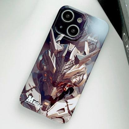 iPhone 13 Painted Pattern PC Phone Case with Precise Hole Design