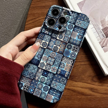 iPhone 11 Pro Max Painted Pattern PC Phone Case with Precise Hole Design