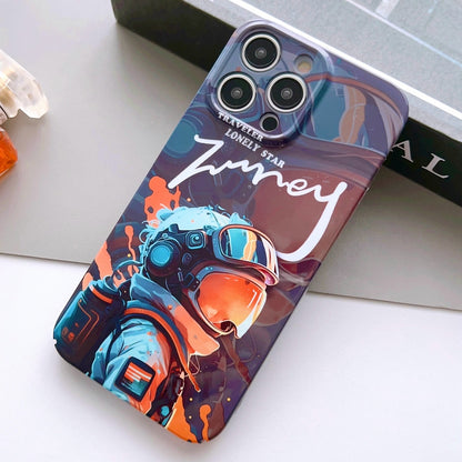 iPhone 11 Pro Max Painted Pattern PC Phone Case with Precise Hole Design