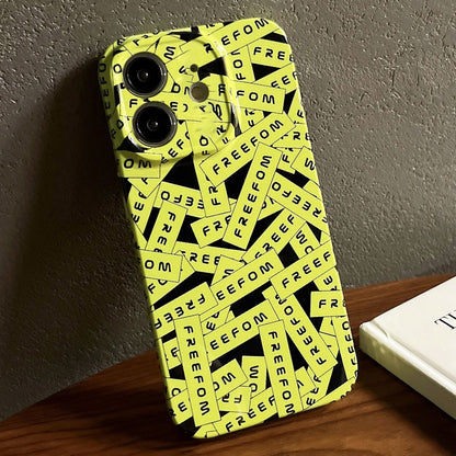 iPhone 11 Painted Pattern PC Phone Case with Precise Hole Design